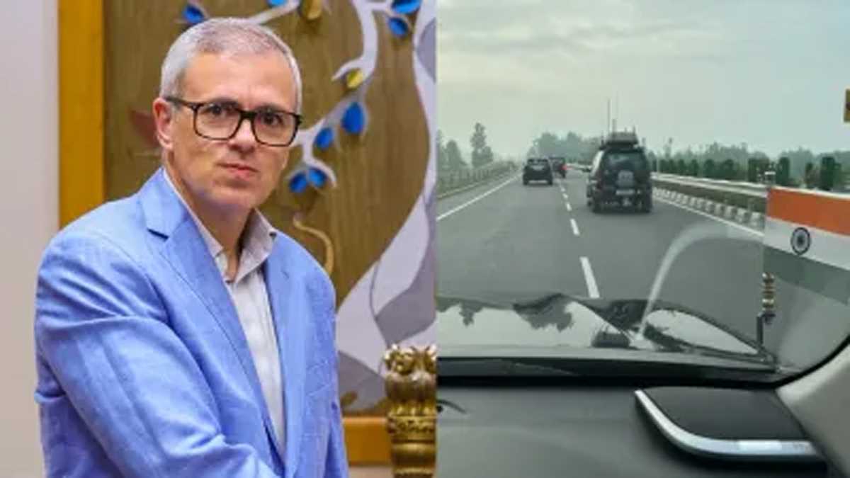 पाकिस्तानी ड्रोन के असफल हमले के बाद स्थिति का जायजा लेने जम्मू निकले उमर अब्दुल्ला